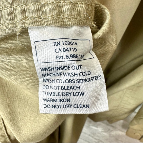 5.11 Tactical Taclite Professional Long-Sleeve Button-Up Work Shirt Sz XL Khaki - Picture 12 of 14